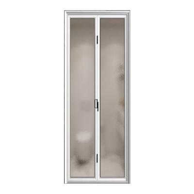 China Sound Insulation Modern Bedroom French Aluminum Door Entrance BiFolding Sliding Patio Aluminum Glass Door For Bathroom for sale