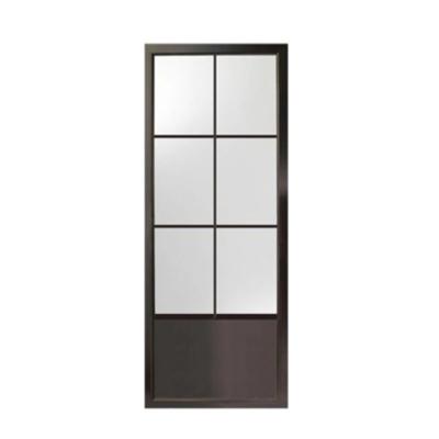 China Modern Design Swing Door Sound Insulation Home Bathroom Aluminum Glass Door Interior Designs for sale