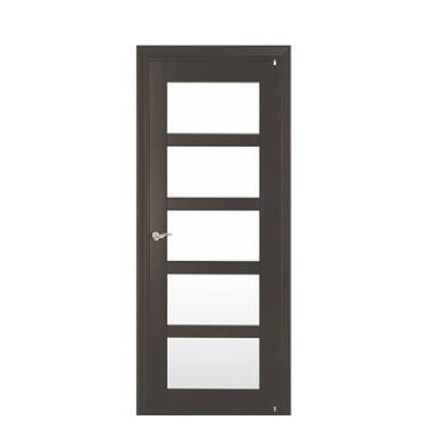 China Good Quality Aluminum Glass Sound Insulation Door Casemenet Pre-Stroke Frosted Glass Bathroom Door Prices for sale