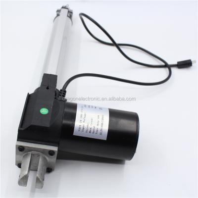 China Waterproof Strong Material 550mm Stroke Linear Actuator With DC Motor For Hospital Bed / Operating Table for sale