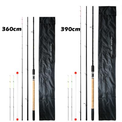 China Outdoor Fishing Activity New Fishing Rod 3.6M 3.9M High Carbon Fiber Telescopic Fishing Rods for sale