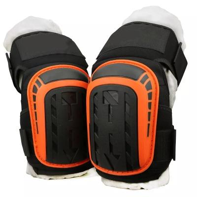 China Strong Double Straps Heavy Duty Foam Padding Professional Gel Knee Brace Pads For Work Cleaning Floor for sale