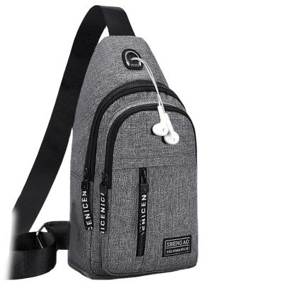 China Wholesale High Quality Wholesale Style High Quality Men's USB Trunk Messenger Bag Outdoor Sports Portable PU Trunk Bag for sale