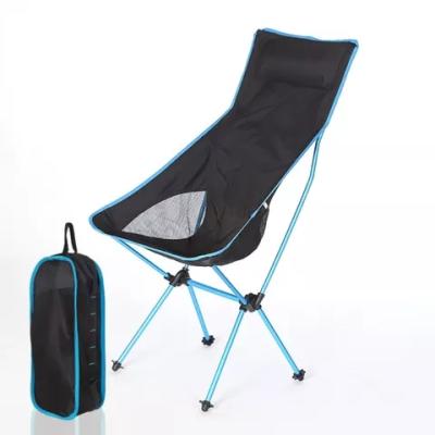 China Simple Folding Ultralight Portable Folding Chair Beach Chair Outdoor Aluminum Foldable Fishing Tools for sale