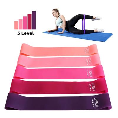 China Popular Strong Elastic Cloth Chest Rubber Promoter String Non Slip Gym Beauty Butt Leg Hip Circle Resistance Band For Squat Exercise for sale