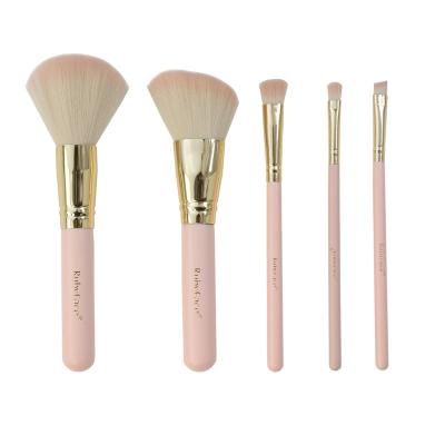 China Angular Blush FACELANDY Makeup Brush Set Pink Synthetic Eyeshadow Makeup Brush Blending Cosmetic Brushes F-YZ001 for sale