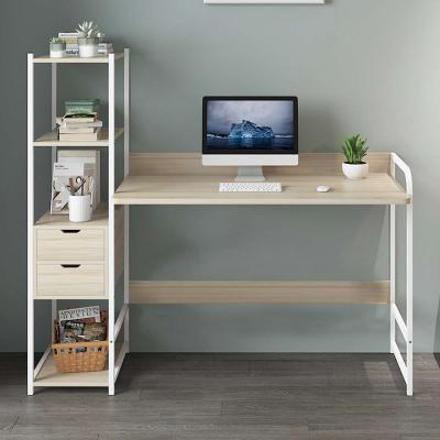 China Modern Design Minimalist Office Furniture Computer Desk Study Desk With Separation Cabbage Storage Shelf Home Match Table for sale