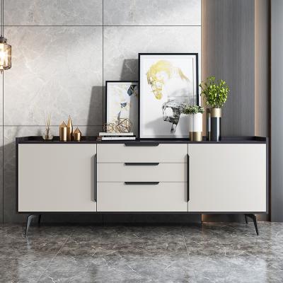 China Modern Minimalist Restaurant Locker Storage Buffet Cabinet 40cm Nordic Minimalist Narrow Ultra-thin Side Cabinet for sale