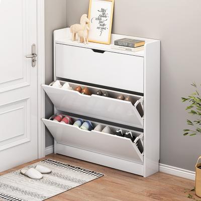 China Multifunctional Modern Design Shoe Cabinet Furniture Hallway Shoe Rack Large Capacity Space Saving Hallway Cabinet for sale