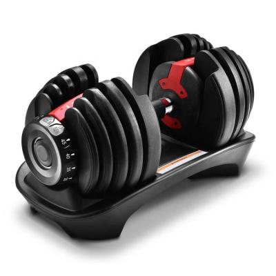 China Wholesale Cheap High Quality Adjustable Dumbbell Gym Dumbbell 24kg Free Logo Equipment Directly for sale