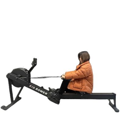 China New Design Fitness Universal Commercial Gym Equipment Air Rower Magnetic Rowing Machine With Monitor for sale