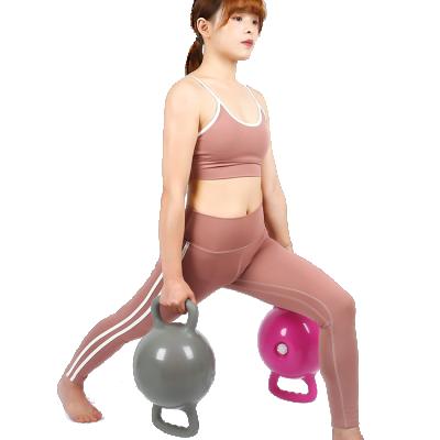 China Universal Weightlifting Plastic Kettlebell Weighs Kettle Bells Fitness Weight Dumbbell For Home Gym Workouts for sale