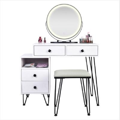 China (Other)Adjustable Hot Selling Bedroom Furniture Mirrored Dresser With Lamp Cabinet for sale