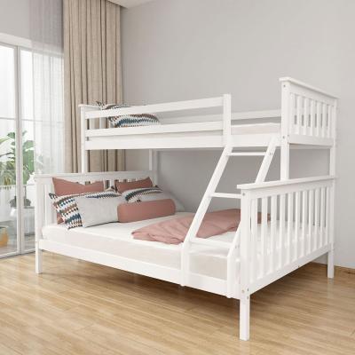 China Modern Customized Kids Bedroom Furniture Set Cheap Solid Wood Twin Kids Bunk Bed For Kids for sale