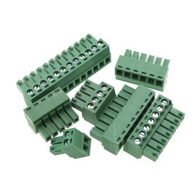 China KF2EDG 3.81MM PCB Pluggable Terminal Female 2p 3 Seat 4 5 6 7 8 12P 14P 16P 3.81MM for sale