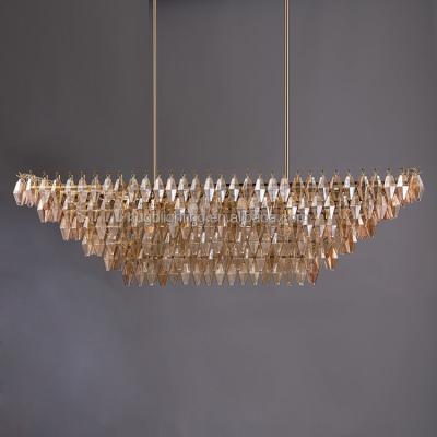 China American Style Hot Sale Indoor Modern Luxury Ceiling Lamp Led Lighting Gold Pendant Crystal Chandelier for sale