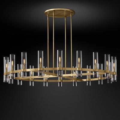 China Manufacturer Luxury Modern Led Crystal Chandelier Pendant Ceiling Lamp Restoration Hardware from China American Style Lighting for Home for sale