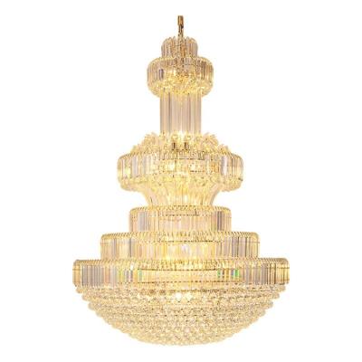 China New China Modern Luxury Light Rain Round Crystal Pendant Lights for sale