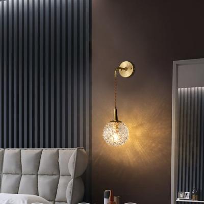 China Modern luxury led indoor lighting hotel wall light stair bedroom hotel sconce lamp for home for sale