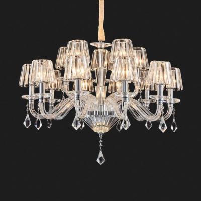 China Traditional Modern Luxury Gold Pendant Lights Creative Home Lighting Chandelier For Living Room for sale