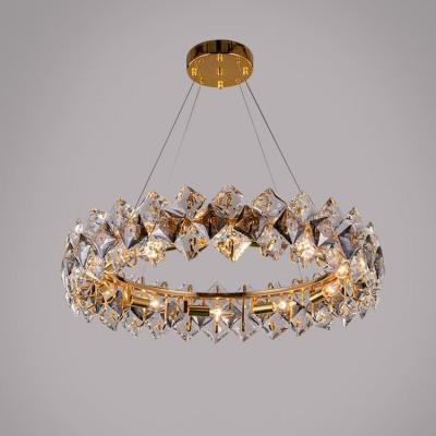 China Traditional Modern Luxury Gold Pendant Lights Creative Home Lighting Chandelier For Living Room for sale