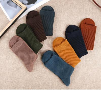 China New Design 8 Colors Crew Dress Cotton Antibacterial Custom Women Socks Soft Socks FY2020 for sale