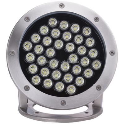 China Large 304 stainless steel 24w RGB 3in1 ip68 led lights 36v underwater waterproof wall mount light for swimming pools lamps for sale