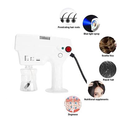 China Portable Electric Nano Plug Garden Spray Gun 1200W Alcohol Disinfection Blue Light Spray Gun Fogging Machine Sanitizer Atomizer for sale