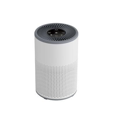 China Hotel 7 Color Light Hepa Filter Bedroom Office Mini Desktop Air Purifier with PM2.5 Sensor for sale