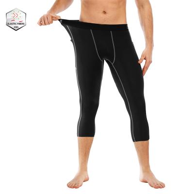 China Men's Breathable Compression Pants Athletic Sports Gaiters And Winter Common Wear Tights Bottom Pants for sale