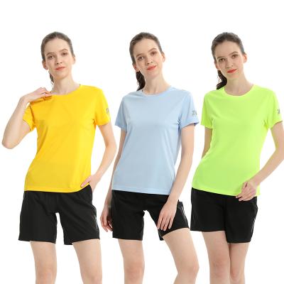 China Fashion Female Custom Simple Workout Anti-Wrinkle Women's White T-shirt Women's Tees Simple Unisex T-shirt for sale