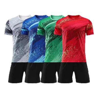 China Soccer Jerseys Sets Mens Mask Soccer Jerseys Set Soccer Shirts Boys Soccer Uniforms Soccer Wear for sale