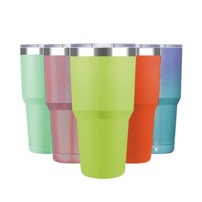 China Dishwasher Sustainable Safe Double Wall Vacuum Travel Mug Stainless Steel Sublimation 30OZ Insulated Tumbler With Lid for sale