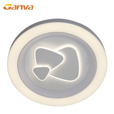 China GANVA Factory Price Dimmable LED Outdoor Mounted Smart Remote Control Indoor Modern Ceiling Light for sale