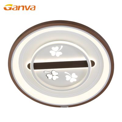 China GANVA Remote Control Indoor Home Lamp Bedroom LED Outdoor Mounted Modern Ceiling Light for sale