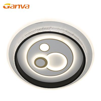 China GANVA New Model Living Room Ceiling Light Modern Round Dimmable Outdoor Mounted Recessed Ceiling Lamp for sale