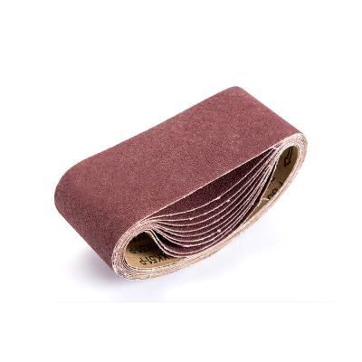 China Aluminum Oxide Belt Aluminum Oxide Abrasive Narrow Electro Coated Sanding Belt 3*24 Inch 4*24 Inch for sale