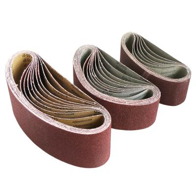 China Aluminum Oxide Belt Abrasive Cloth Grinding and Polishing Wood Abrasive Sanding Belt for Sander for sale