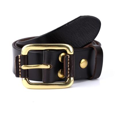 China Comfortable Mens Leather Belts Whip Genuine Leather Belts For Mens Vintage Jeans Belt for sale