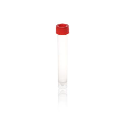 China Sterilized Fanen 10ml plastic laboratory plastic test tube with lid tubes with screw cap for sale