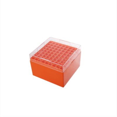 China Sterile Fanen 5.0ml vial box sterile cryotubes Lab medical science cryogenic hinged cryobox for sale