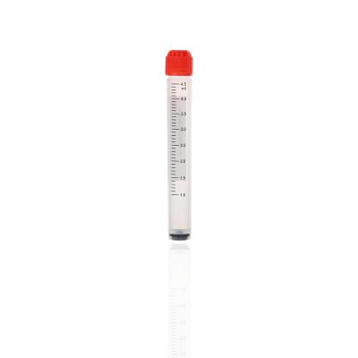 China Automatic Cap+Side Barcode+Bottom Barcode Fanen 5ml laboratory disposable vial sbs external thread flat 1.5ml-barcode 2d cryogenic vial for sale