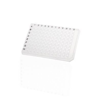 China Non-enzyme Fanen Laboratory Consumables Enzyme-free 0.1ml Transparent Half-skirted 96 Well Pcr Reaction Plate for sale