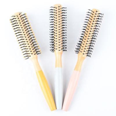 China Nondisposable New Arrival Colored Round Handle Hair Brush Hair Dryer Brush for sale