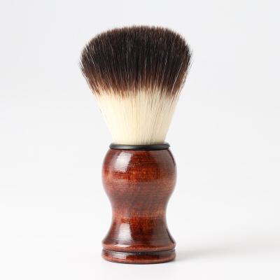 China Shaving Brush Good Quality Natural Wooden Badger Hair Shaving Beard Brush For Men for sale