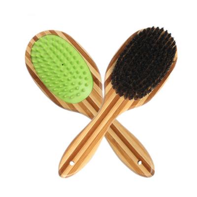 China Sustainable Factory OEM Dogs And Cats Grooming Tool Comb Pet Double Sides Brush for sale