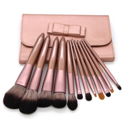 China Angular Blush 12pcs Beauty Care Make Tools Cosmetic Customized Luxury Makeup Brush for sale