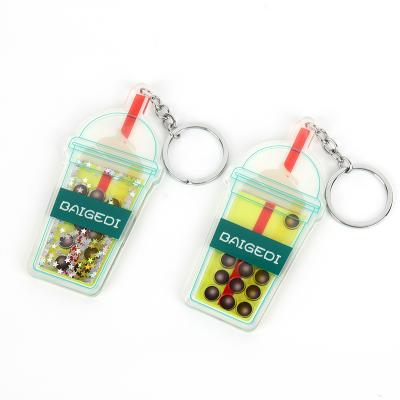 China Promotional Clear Image Custom Key Fobs Gift/Decoration Gift/Souvenirs Sublimation Mute Key Chain Printing Holographic Arcylic Key Chain for sale