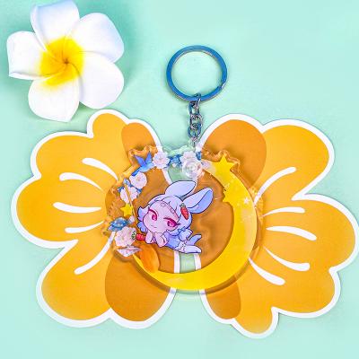 China Promotional Gift/Decoration Gift/Souvenirs Fast Delivery Plastic Key Chains Key Chain Epoxy Anime Acrylic Key Chain for sale