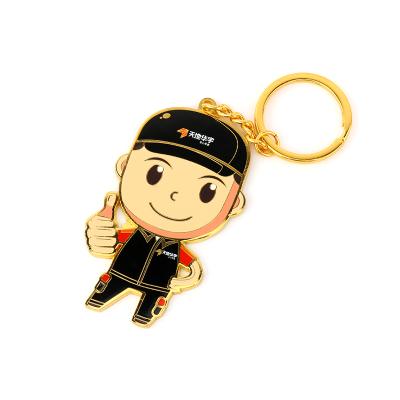 China Promotional Gift/Decoration Gift/Souvenirs Cheap Price Customized Lovely Cute Enamel Metal Key Chain Anime Metal Key Chain for sale